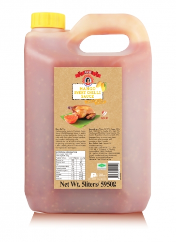 น้ำจิ้มไก่ใส่มะม่วง ขนาด 5 ลิตร