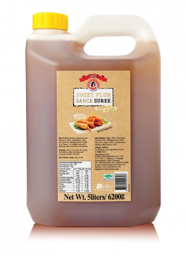 น้ำจิ้มบ๊วยเจี่ย ขนาด 5 ลิตร