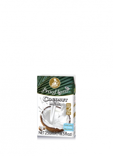 กะทิกล่อง ยูเอชที ตราพร้าวหอม ขนาด 250 มล.